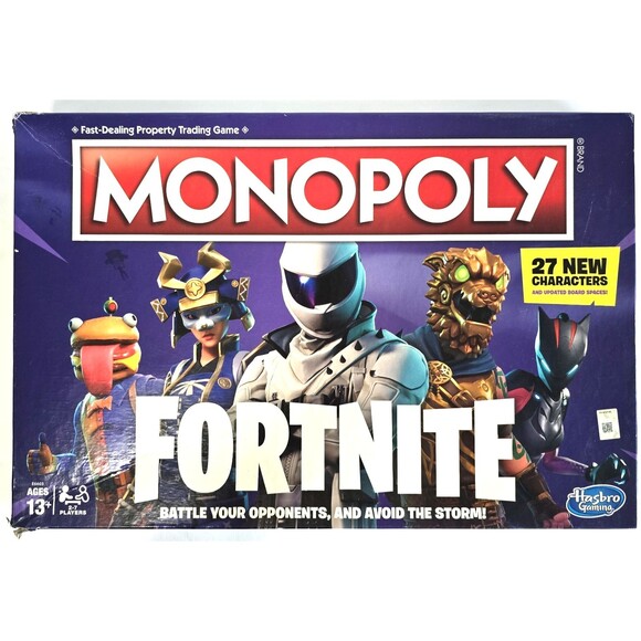 Monopoly Fortnite Edition Board Game By Hasbro - 27 Characters - Picture 1 of 7